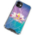 Lotus Floral Pattern iPhone 12 Clear Case