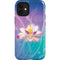 Lotus Floral Pattern iPhone 12 Mini Impact Case