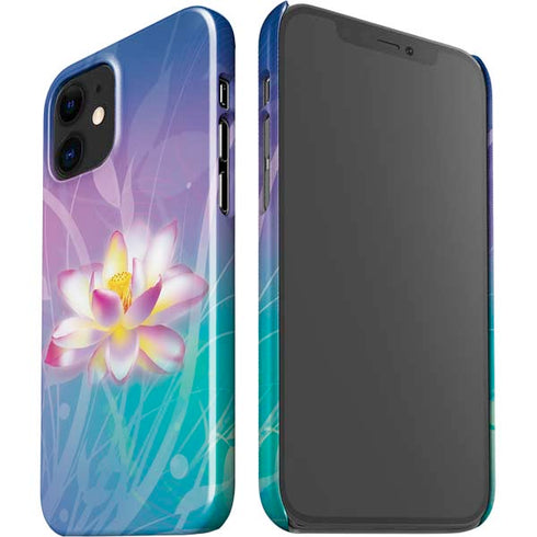 Lotus Floral Pattern iPhone 12 Mini Lite Case