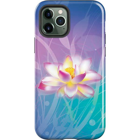 Lotus Floral Pattern iPhone 12 Pro Impact Case