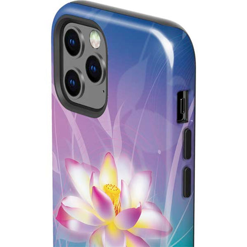 Lotus Floral Pattern iPhone 12 Pro Impact Case