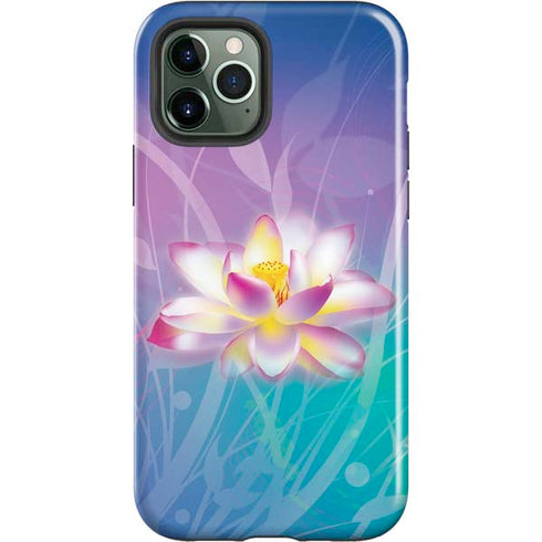 Lotus Floral Pattern iPhone 12 Pro Max Impact Case