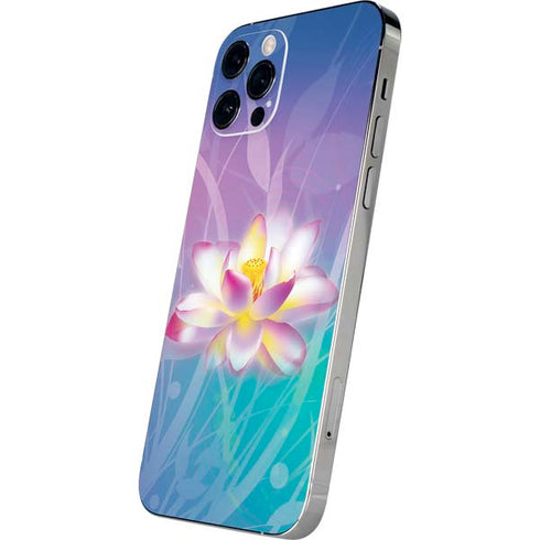 Lotus Floral Pattern iPhone 12 Pro Max Skin