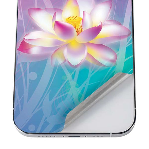 Lotus Floral Pattern iPhone 12 Pro Max Skin