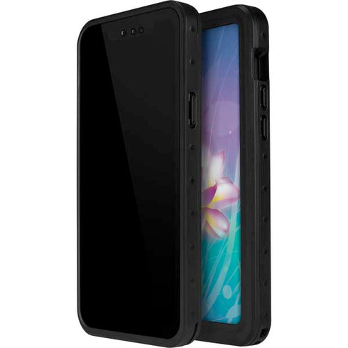 Lotus Floral Pattern iPhone 12 Pro Waterproof Case