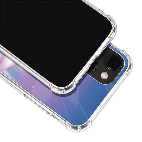Lotus Floral Pattern iPhone 13 Clear Case