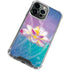 Lotus Floral Pattern iPhone 13 Pro Clear Case