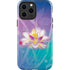 Lotus Floral Pattern iPhone 13 Pro Max Impact Case