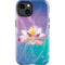 Lotus Floral Pattern iPhone 14 Plus Impact Case