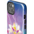 Lotus Floral Pattern iPhone 14 Plus Impact Case