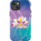 Lotus Floral Pattern iPhone 14 Impact Case