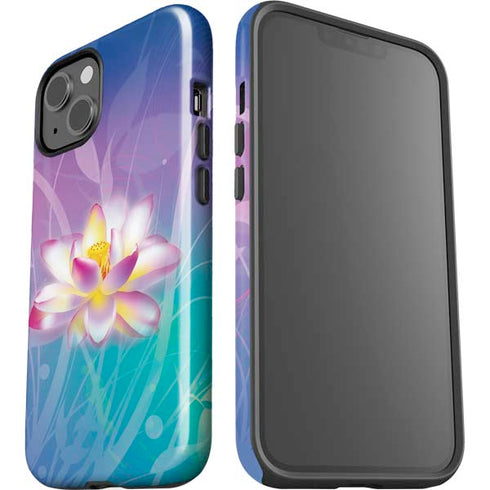 Lotus Floral Pattern iPhone 14 Impact Case