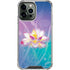 Lotus Floral Pattern iPhone 14 Pro Max Clear Case