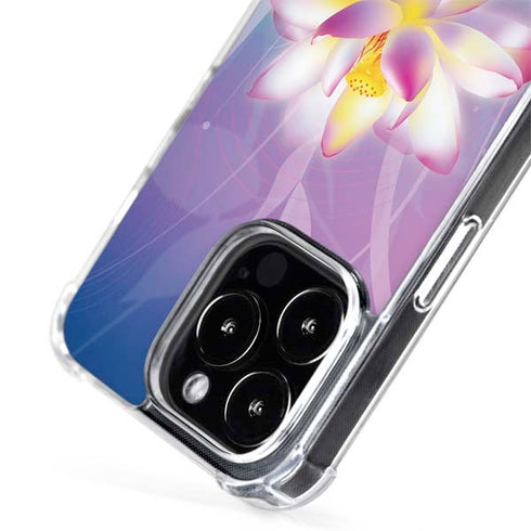 Lotus Floral Pattern iPhone 14 Pro Max MagSafe Case