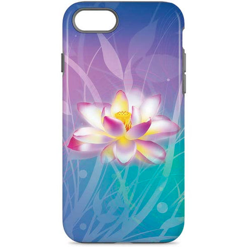 Lotus Floral Pattern iPhone 7 Pro Case