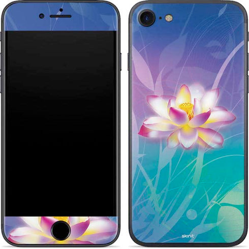 Lotus Floral Pattern iPhone 7 Skin