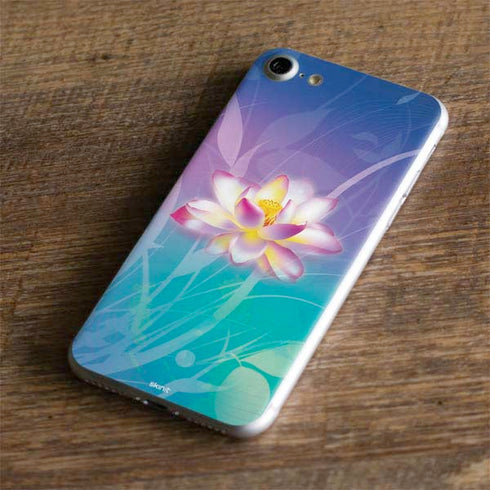 Lotus Floral Pattern iPhone 7 Skin