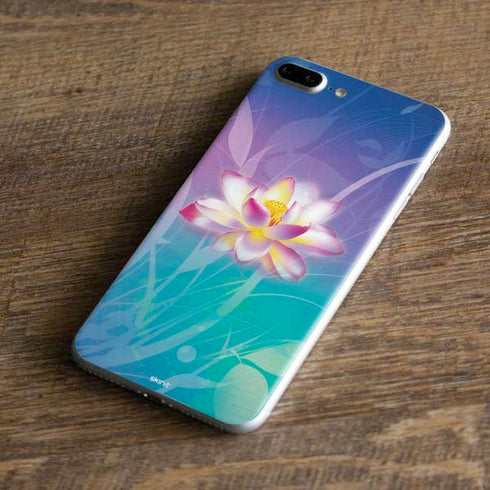 Lotus Floral Pattern iPhone 8 Plus Skin