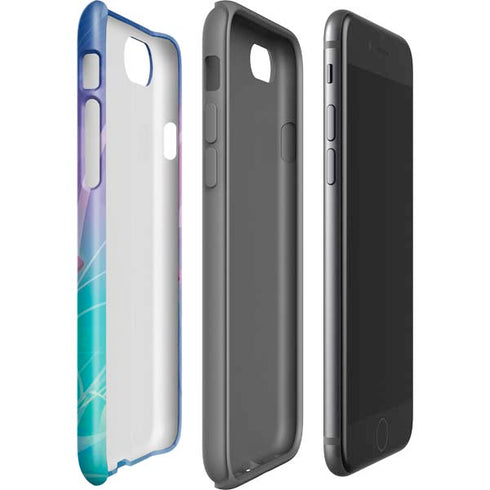 Lotus Floral Pattern iPhone SE (2nd & 3rd Gen) Pro Case