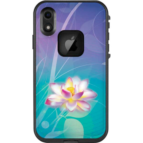 Lotus Floral Pattern LifeProof Fre iPhone Skin