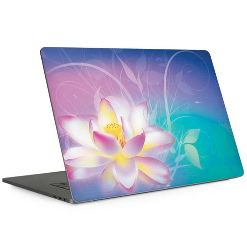Lotus Floral Pattern Apple MacBook Pro 15-inch Skin
