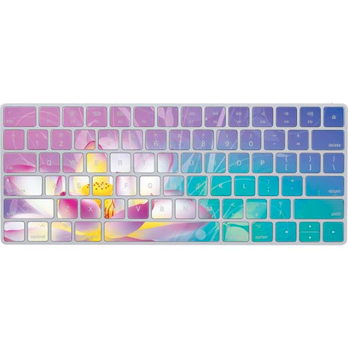 Lotus Floral Pattern Magic Keyboard Skin
