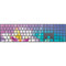 Lotus Floral Pattern Magic Keyboard with Numeric Keypad Skin
