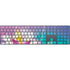 Lotus Floral Pattern Magic Keyboard with Numeric Keypad Skin
