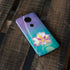 Lotus Floral Pattern Moto E5 Plus Skin