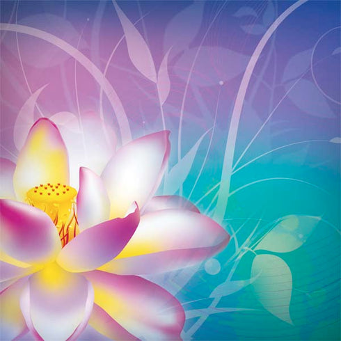 Lotus Floral Pattern Notebook 9 Pro 13in (2017) Skin
