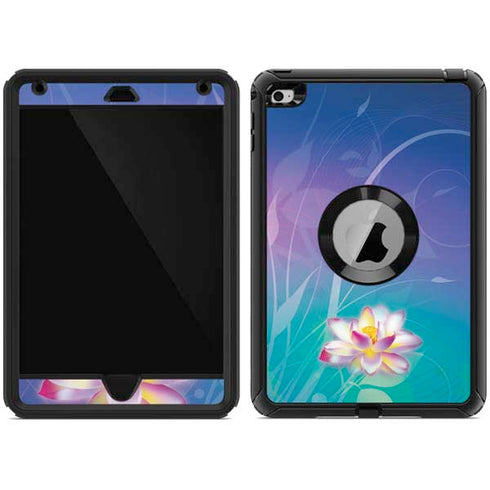 Lotus Floral Pattern Otterbox Defender iPad Skin