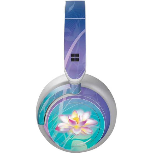 Lotus Floral Pattern Surface Headphones Skin