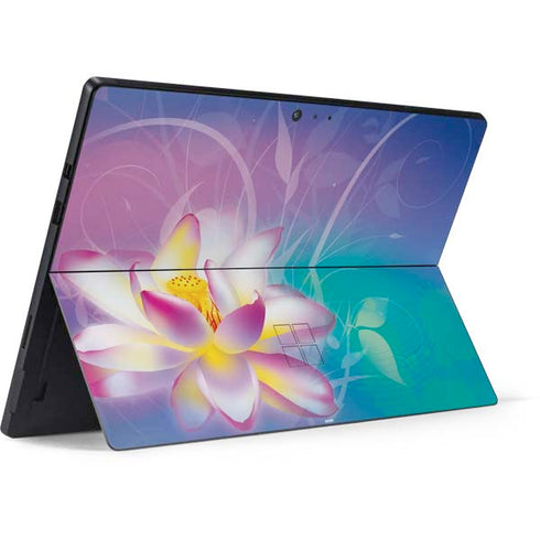 Lotus Floral Pattern Surface Pro 6 Skin