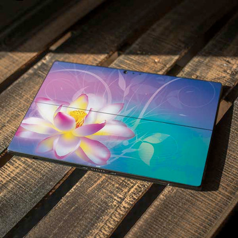 Lotus Floral Pattern Surface Pro 6 Skin