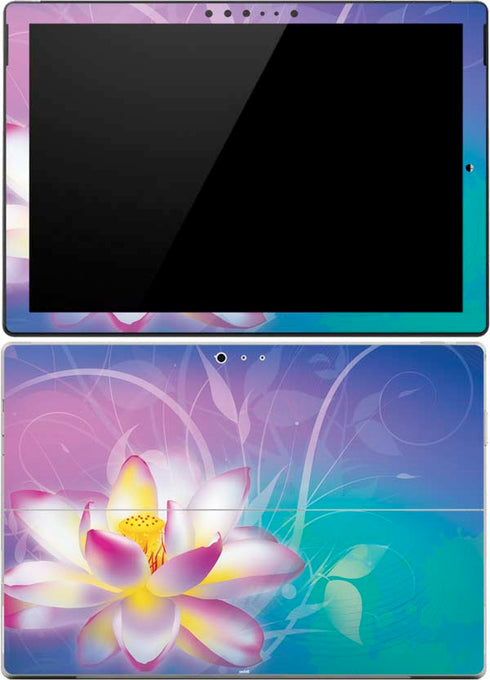 Lotus Floral Pattern Surface Pro (2017) Skin