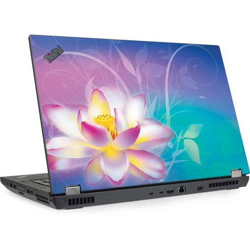 Lotus Floral Pattern Lenovo ThinkPad Skin