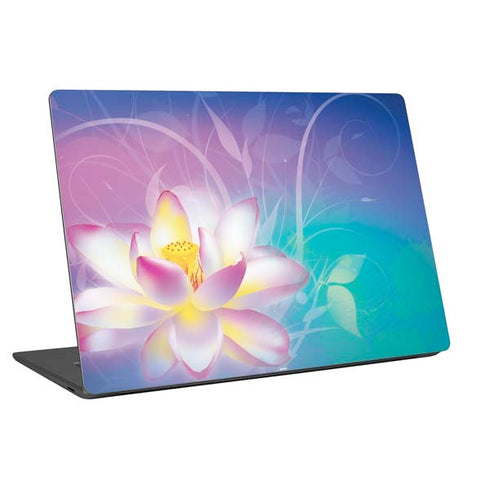 Lotus Floral Pattern Universal Laptop 18in (14.6 x 10.6in) Skin
