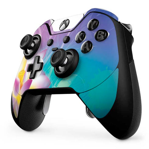Lotus Floral Pattern Xbox One Elite Controller Skin
