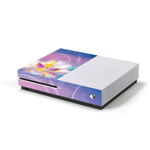 Lotus Floral Pattern Xbox One S Console Skin