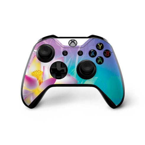 Lotus Floral Pattern Xbox One X Bundle Skin