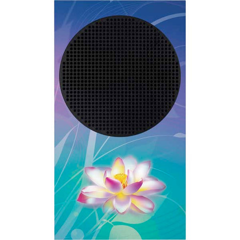 Lotus Floral Pattern Xbox Series S Console Skin