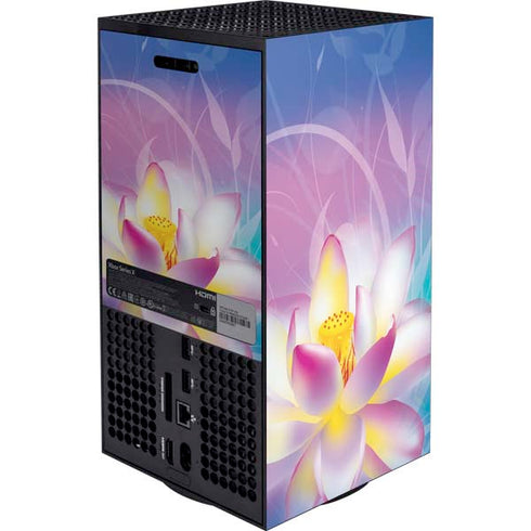 Lotus Floral Pattern Xbox Series X Bundle Skin