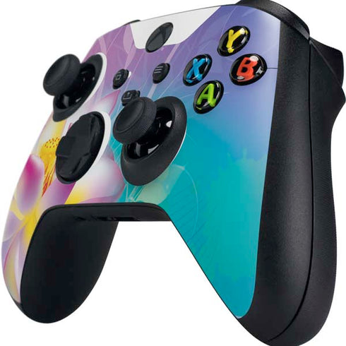 Lotus Floral Pattern Xbox Series X Controller Skin