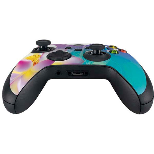 Lotus Floral Pattern Xbox Series X Controller Skin