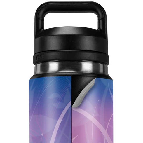 Lotus Floral Pattern YETI Rambler 26oz Bottle Skin