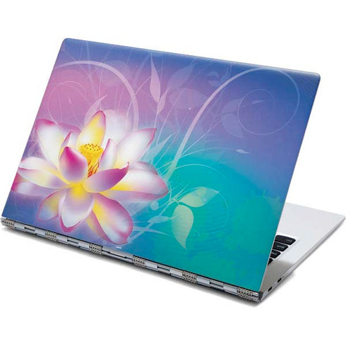 Lotus Floral Pattern Yoga 910 2-in-1 14in Touch-Screen Skin