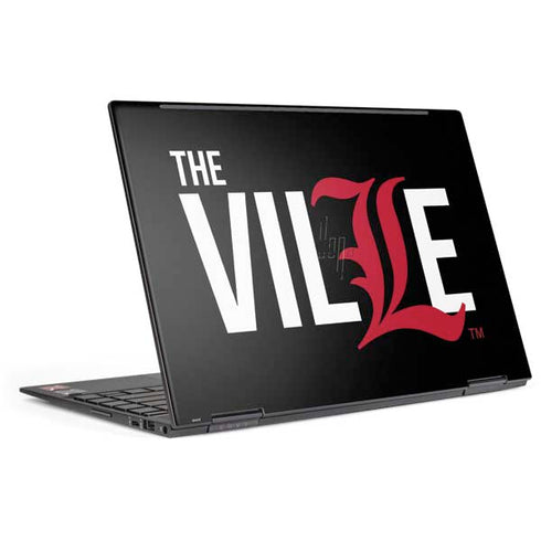 University of Louisville Black Background HP Envy Skin