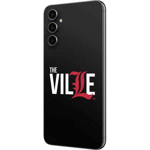 University of Louisville Black Background Galaxy A14 5G Skin