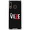 University of Louisville Black Background Galaxy A30 Clear Case