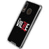 University of Louisville Black Background Galaxy A30 Clear Case